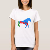 T-shirt Romany Gitan texte et cheval (Devant)
