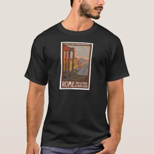 T-shirt Rome antique Voyage et peinture (Devant)