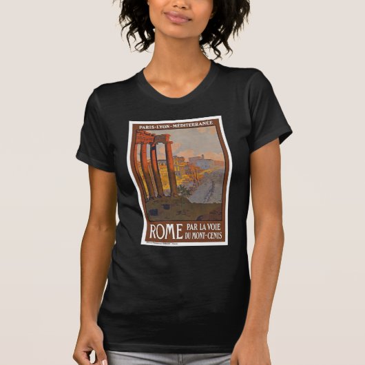 T-shirt Rome antique Voyage et peinture (Devant)