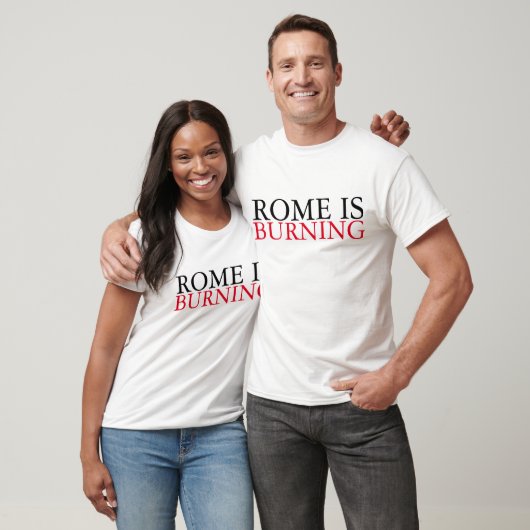 T-shirt Rome brûle (Unisexe)