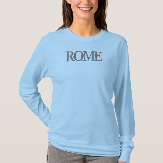 T-shirt ROME, chemises de voyage, ajouter du texte (Devant)
