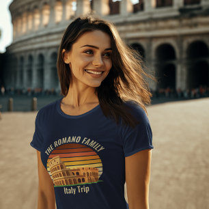 T-shirt Rome Colisée Famille Italie Voyage Femme