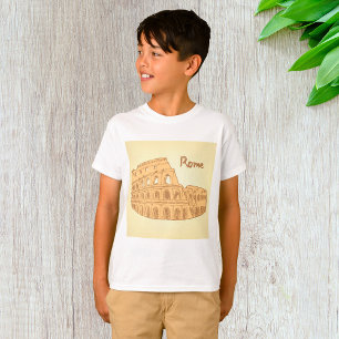 T-shirt Rome Colosseum Sketch Boys