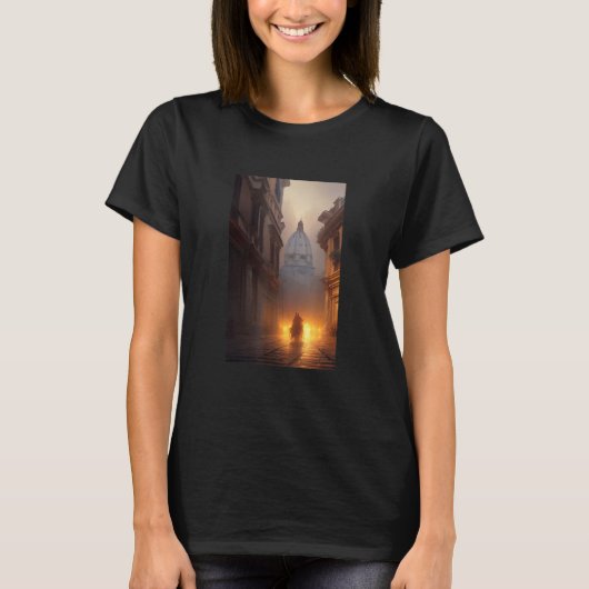 T-shirt Rome Dark Academia Fantasy Gothic (Devant)
