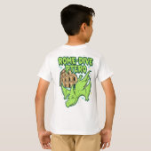 T-shirt Rome-Dive Ptero Cute Dinosaur & Colosseum Travel A (Dos entier)