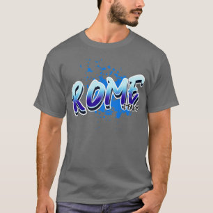T-shirt Rome Italie Graffiti Ville urbaine