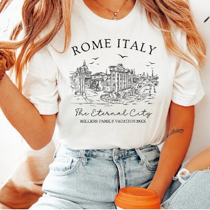 T-shirt Rome Italie La Ville Éternelle Vacances Familiales