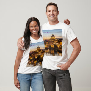 T-shirt Rome Italie Voyage Souvenir Paysage