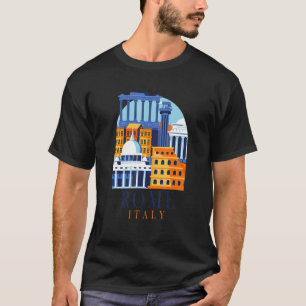 T-shirt Rome Italie Voyager Italie Italie Voyager Colosseu