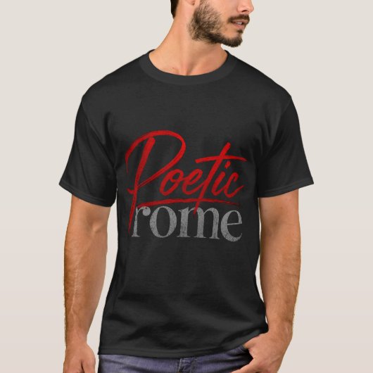T-SHIRT ROME POÉTIQUE (Devant)