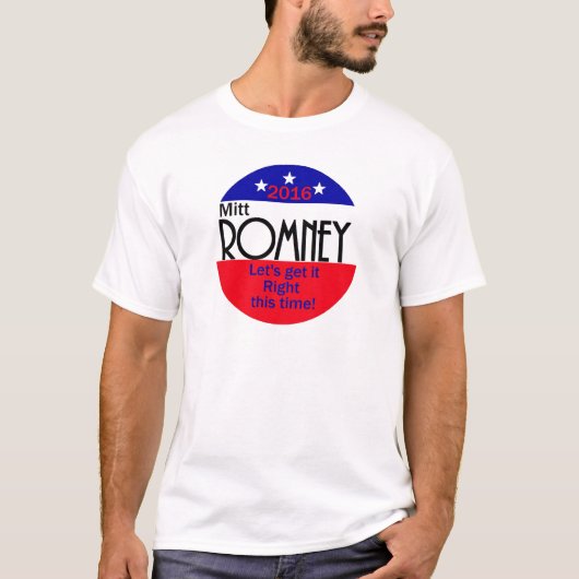 T-shirt Romney 2016 (Devant)