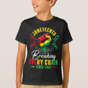 T-shirt Rompre Chaque Chaîne Depuis 1865 Hommes Femmes Enf