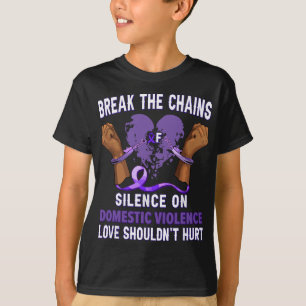 T-shirt Rompre les chaînes du silence sur la violence dome