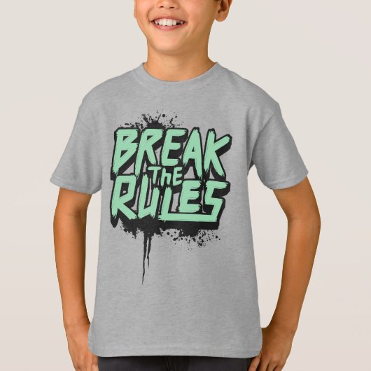 T-shirt Rompre les règles (Devant)