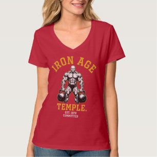 T-shirt Ron Age Temple Est 1978 Engagé   Gym Vintage