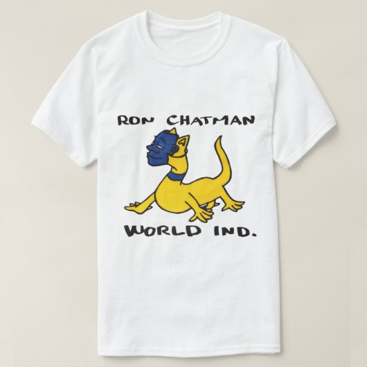 T-shirt Ron Chatman, Weltindustrie-Skateboard-Entwurf. (Design devant)