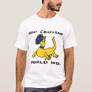 T-shirt Ron Chatman, Weltindustrie-Skateboard-Entwurf.