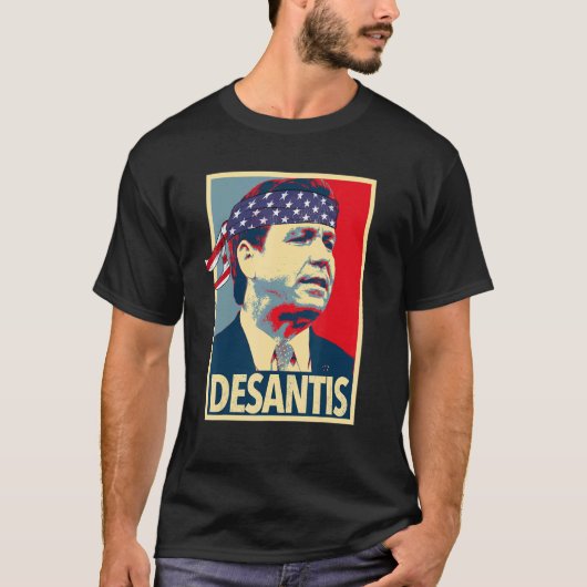 T-shirt Ron Desantis Support Desantis (Devant)