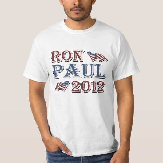 T-shirt Ron Paul 2012 (Devant)