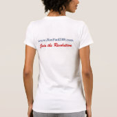 T-shirt Ron Paul édition de révolution de 2008 femmes de (Dos)