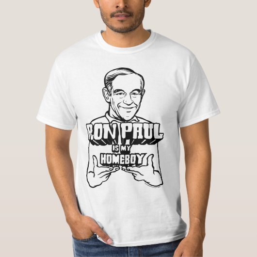 T-shirt Ron Paul est ma chemise de Homeboy (Devant)