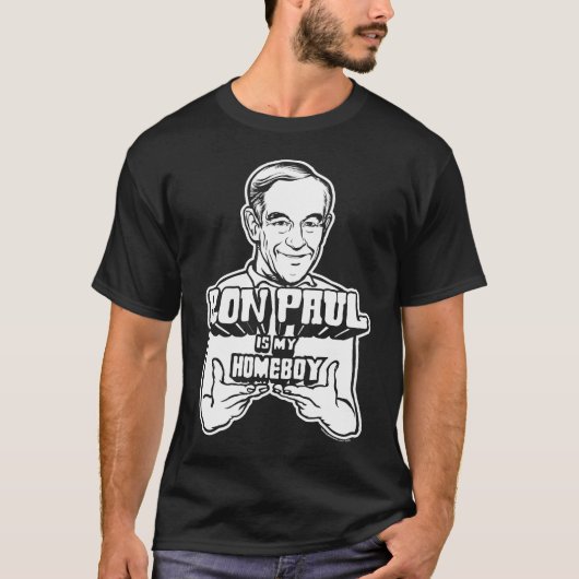 T-shirt Ron Paul est ma chemise de Homeboy (Devant)