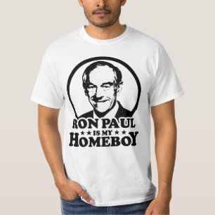 T-shirt Ron Paul est mon Homeboy