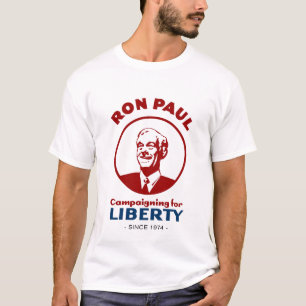 T-shirt Ron Paul - faisant campagne pour la liberté depui