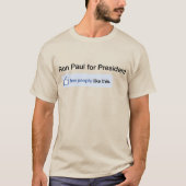 T-shirt Ron Paul Freedom Est Une Chemise Populaire (Devant)