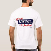 T-shirt Ron Paul "obtiennent votre liberté !" Rétro (Dos)