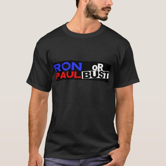 T-SHIRT RON PAUL OU BUSTE (Devant)
