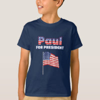 Ron Paul pour le drapeau américain du Président