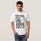 T-shirt Ron Paul pour le président 2012 avec la citation (Devant entier)