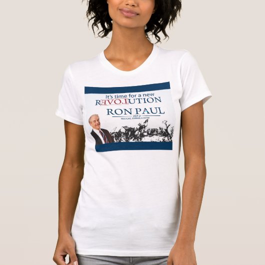 T-shirt Ron Paul, président (Devant)