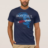 T-shirt Ron Paul Révolution 2012 Chemise (Devant)