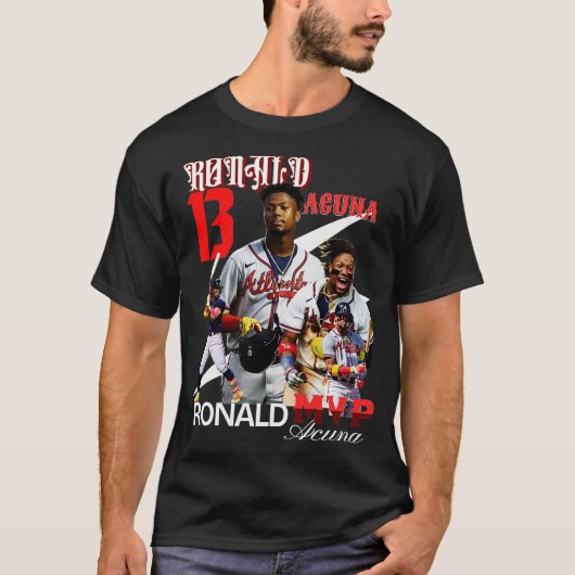 T-shirt Ronald Acuna Baseball (Devant)