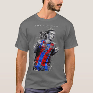 T-shirt Ronaldinho en art abstrait