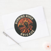 T-Shirt Ronde Sticker (Envelop)