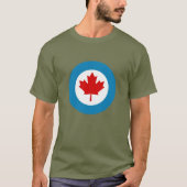 T-shirt Rondeau de corps d'aviation canadien royal (Devant)