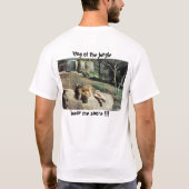 T-shirt ronflement de lion (Dos)