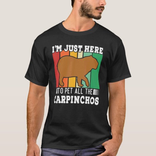 T-shirt Rongeur géant Capybara pour carpinchos 1 (Devant)