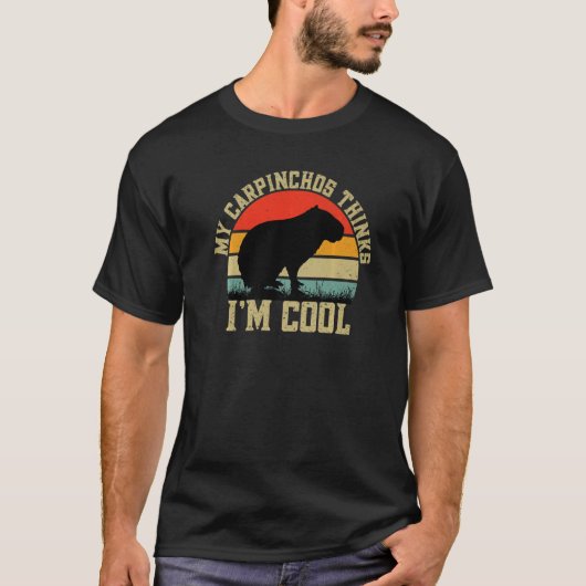 T-shirt Rongeur géant Capybara pour carpinchos 15 (Devant)