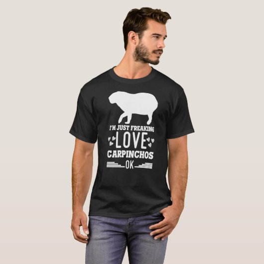 T-shirt Rongeur géant Capybara pour carpinchos 22 (Devant entier)