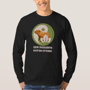 T-shirt Rongeurs Zen N'Ont Jamais De Stress Humour Capybar