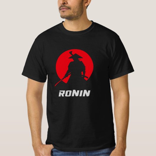 T-shirt Ronin Samurai Japanese Warrior (Devant)