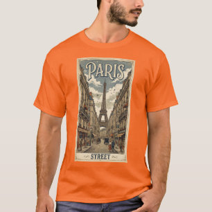 T-shirt Ronins s'intègre dans la rue rétro de Paris