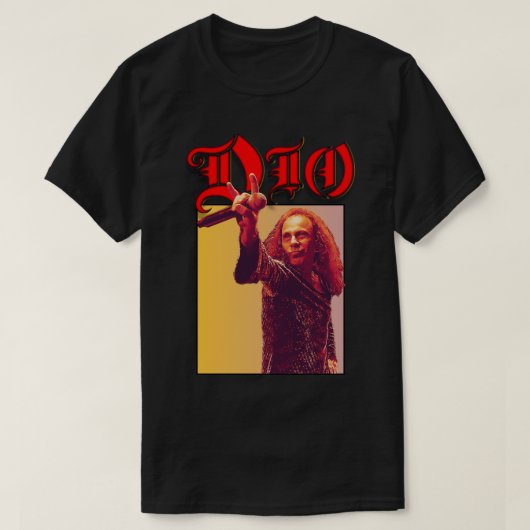 T-shirt Ronnie James Dio (Design devant)