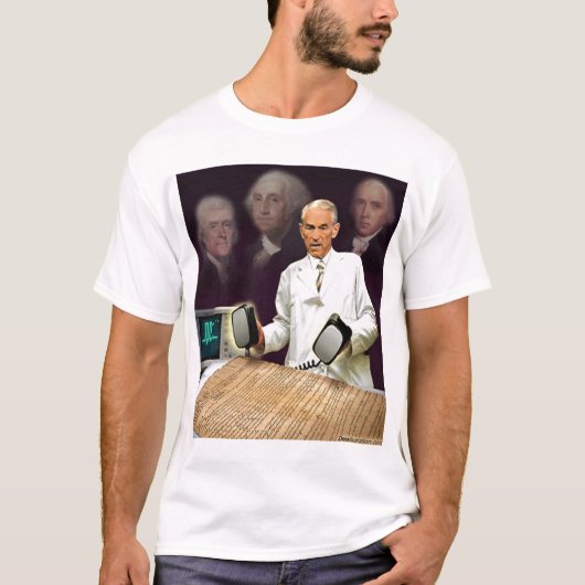 T-shirt ronpaulcons (Devant)