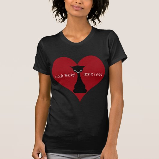 T-shirt Ronronnez davantage, sifflement moins (Devant)