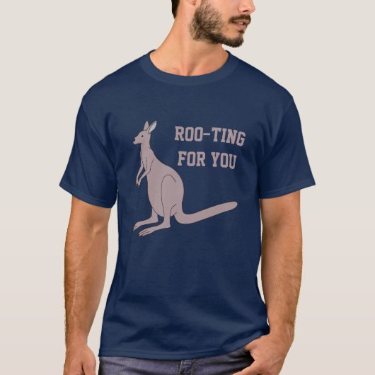 T-shirt Roo-ting pour vous mignon Aussie Funny Kangaroo Pu (Devant)